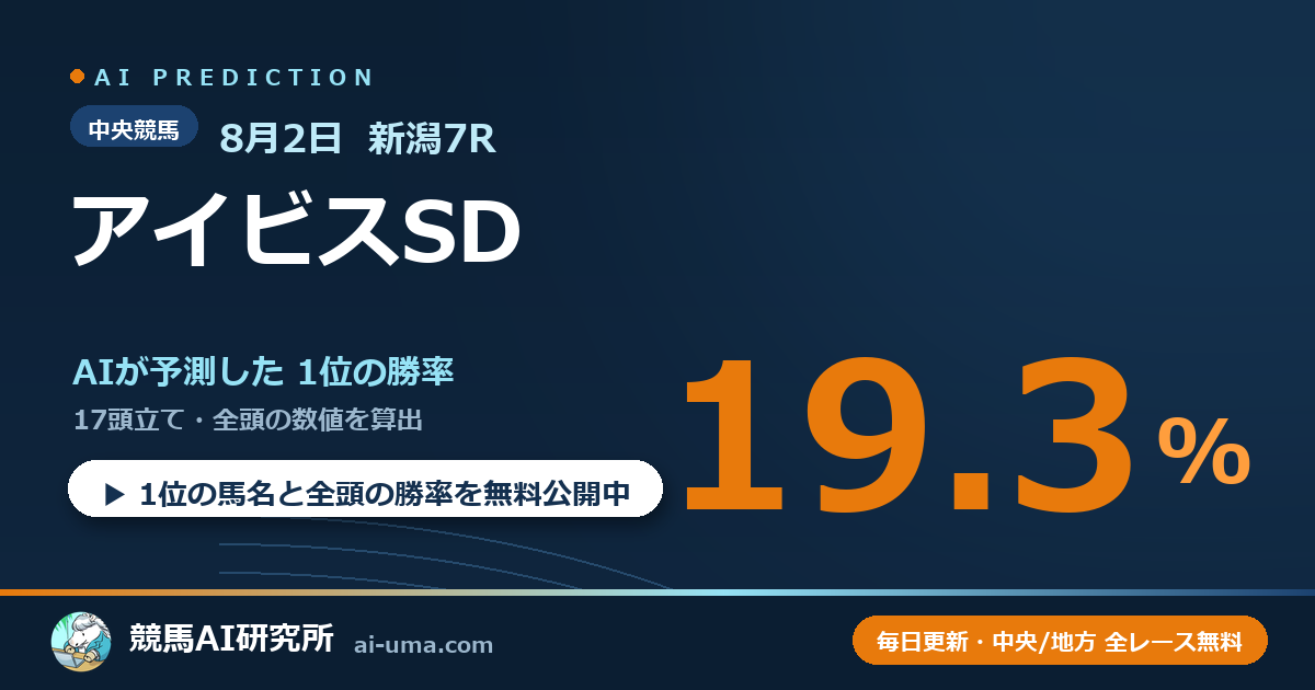 2026年8月2日 新潟7R アイビスSD